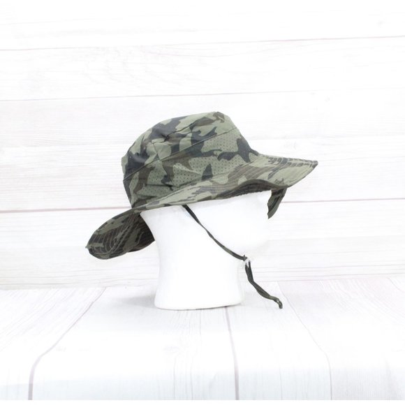 NWT Shade Camo Quick Dry Funky Bucket Bonnie Sun Hat by Swimlids - Picture 2 of 9